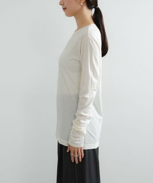 URBAN RESEARCH / アーバンリサーチ Tシャツ | ウールコットンロングスリーブカットソー | 詳細13