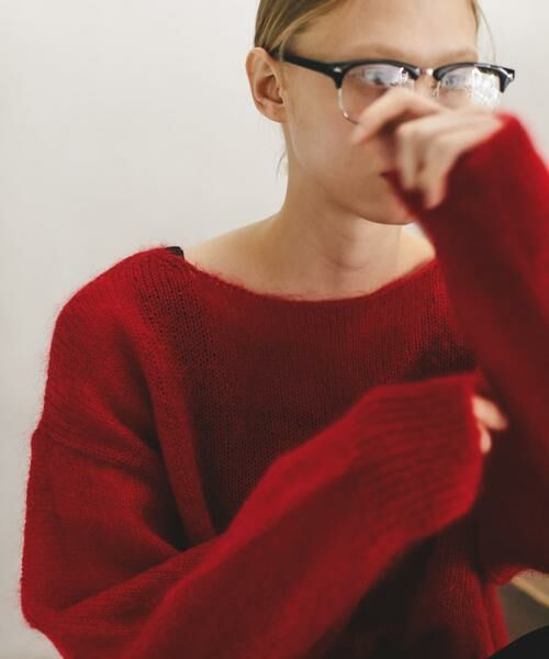 URBAN RESEARCH / アーバンリサーチ ニット・セーター | 『一部WEB限定カラー』ヘアリールーズニット | 詳細1