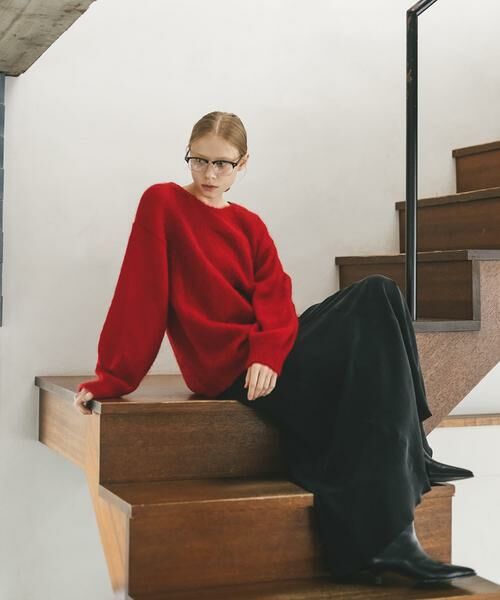 URBAN RESEARCH / アーバンリサーチ ニット・セーター | 『一部WEB限定カラー』ヘアリールーズニット | 詳細2