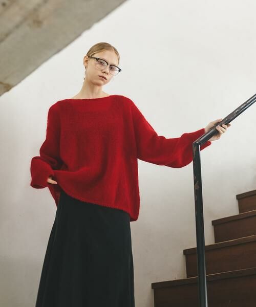 URBAN RESEARCH / アーバンリサーチ ニット・セーター | 『一部WEB限定カラー』ヘアリールーズニット | 詳細3