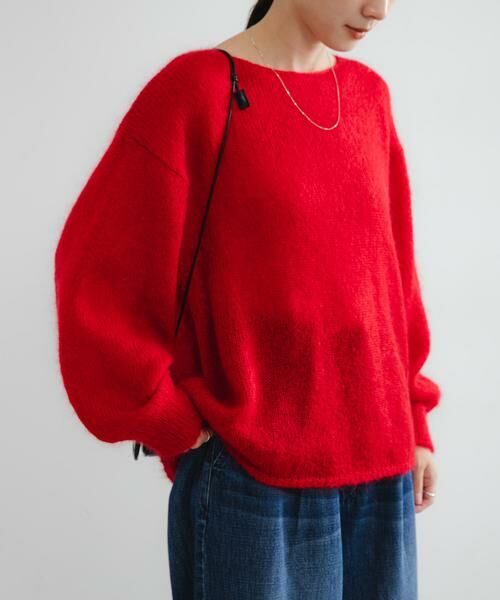 URBAN RESEARCH / アーバンリサーチ ニット・セーター | 『一部WEB限定カラー』ヘアリールーズニット | 詳細4