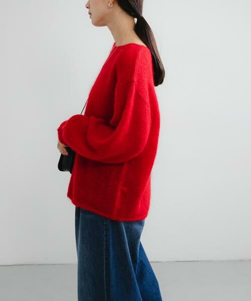 URBAN RESEARCH / アーバンリサーチ ニット・セーター | 『一部WEB限定カラー』ヘアリールーズニット | 詳細5