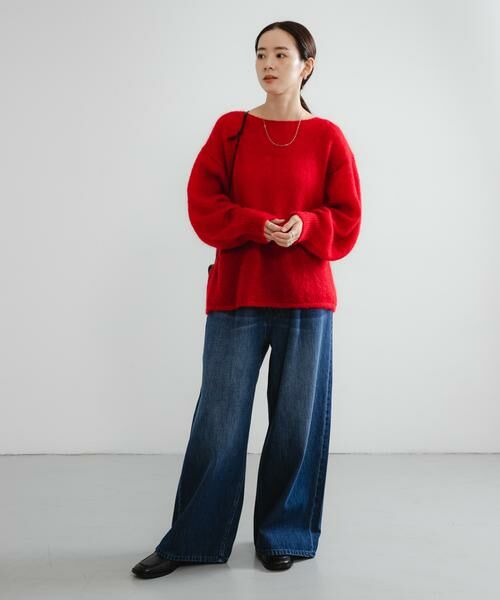 URBAN RESEARCH / アーバンリサーチ ニット・セーター | 『一部WEB限定カラー』ヘアリールーズニット | 詳細7