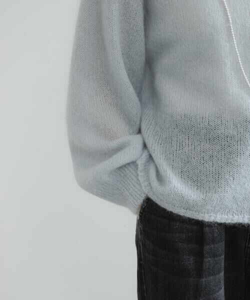 URBAN RESEARCH / アーバンリサーチ ニット・セーター | 『一部WEB限定カラー』ヘアリールーズニット | 詳細14