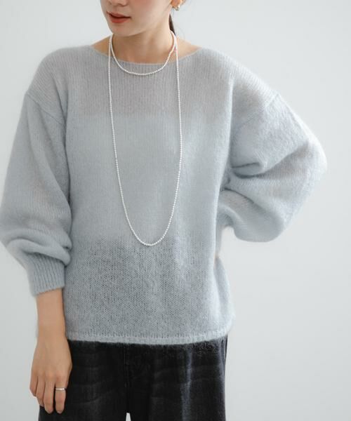 URBAN RESEARCH / アーバンリサーチ ニット・セーター | 『一部WEB限定カラー』ヘアリールーズニット | 詳細15