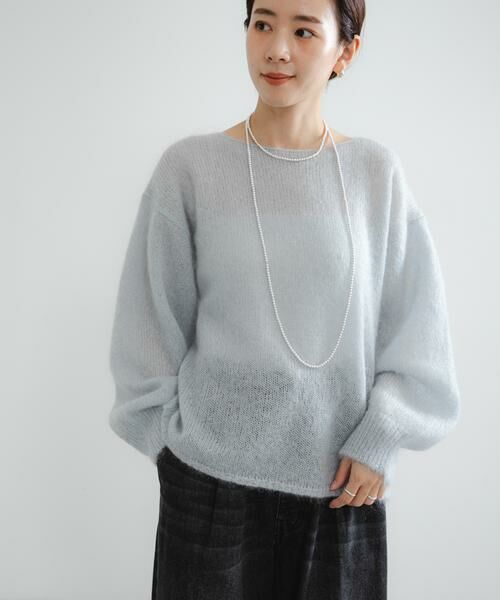 URBAN RESEARCH / アーバンリサーチ ニット・セーター | 『一部WEB限定カラー』ヘアリールーズニット | 詳細17