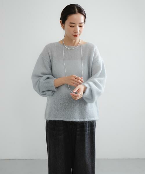 URBAN RESEARCH / アーバンリサーチ ニット・セーター | 『一部WEB限定カラー』ヘアリールーズニット | 詳細18