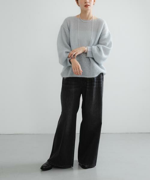 URBAN RESEARCH / アーバンリサーチ ニット・セーター | 『一部WEB限定カラー』ヘアリールーズニット | 詳細20