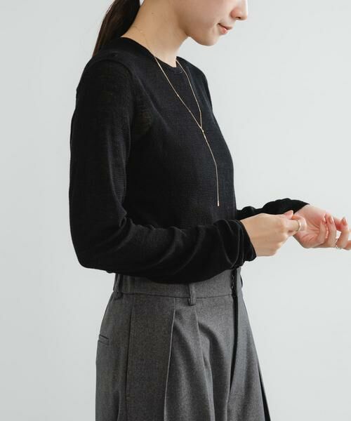 URBAN RESEARCH / アーバンリサーチ ニット・セーター | new basic　LOA THERMAL CREWKNIT | 詳細10