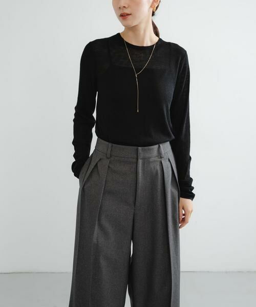 URBAN RESEARCH / アーバンリサーチ ニット・セーター | new basic　LOA THERMAL CREWKNIT | 詳細12