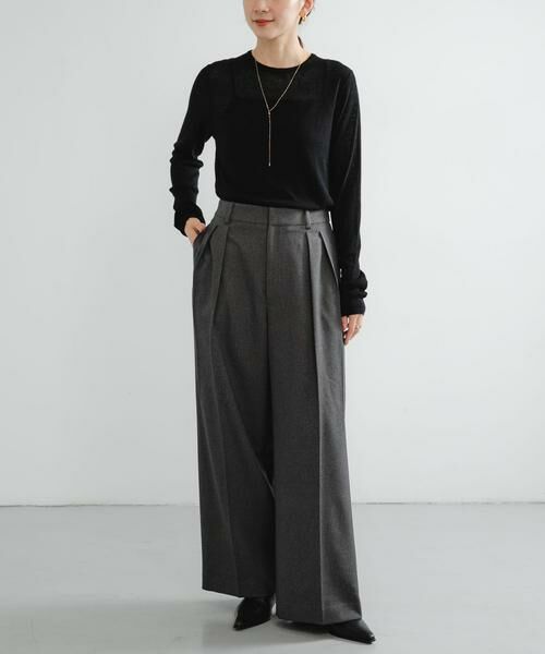 URBAN RESEARCH / アーバンリサーチ ニット・セーター | new basic　LOA THERMAL CREWKNIT | 詳細13