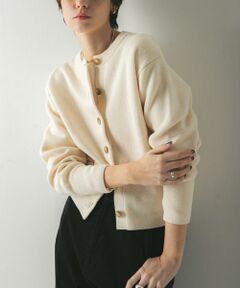 URBAN RESEARCH / アーバンリサーチ カーディガン・ボレロ | ウールカシミヤショルダーパッドカーディガン