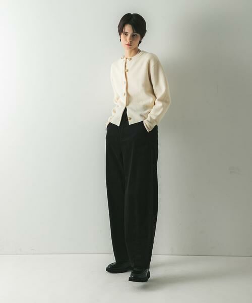 URBAN RESEARCH / アーバンリサーチ カーディガン・ボレロ | ウールカシミヤショルダーパッドカーディガン | 詳細5