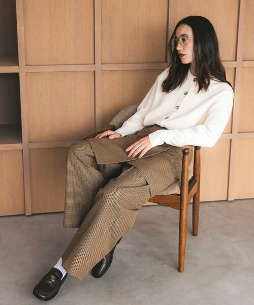 URBAN RESEARCH / アーバンリサーチ カーディガン・ボレロ | ウールカシミヤショルダーパッドカーディガン | 詳細7