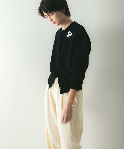 URBAN RESEARCH / アーバンリサーチ カーディガン・ボレロ | ウールカシミヤショルダーパッドカーディガン | 詳細12