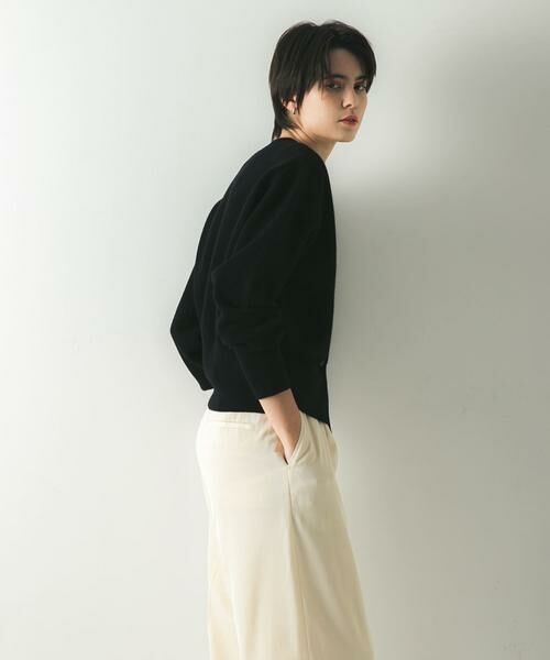 URBAN RESEARCH / アーバンリサーチ カーディガン・ボレロ | ウールカシミヤショルダーパッドカーディガン | 詳細16