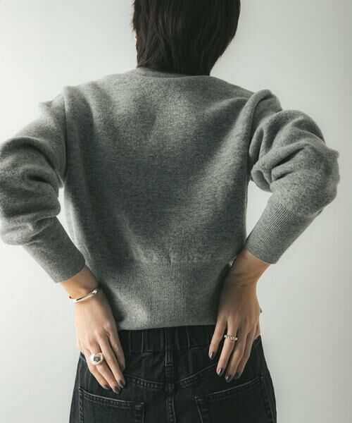 URBAN RESEARCH / アーバンリサーチ カーディガン・ボレロ | ウールカシミヤショルダーパッドカーディガン | 詳細22