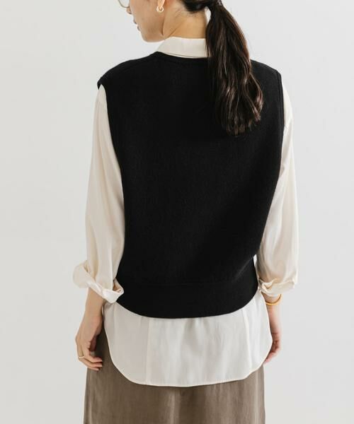 URBAN RESEARCH / アーバンリサーチ ニット・セーター | ウールカシミヤVネックニットベスト | 詳細2