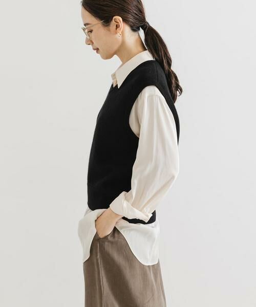 URBAN RESEARCH / アーバンリサーチ ニット・セーター | ウールカシミヤVネックニットベスト | 詳細3