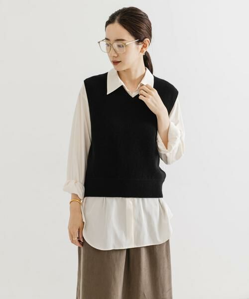 URBAN RESEARCH / アーバンリサーチ ニット・セーター | ウールカシミヤVネックニットベスト | 詳細4