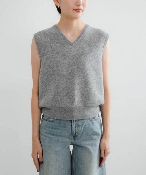 URBAN RESEARCH / アーバンリサーチ ニット・セーター | ウールカシミヤVネックニットベスト | 詳細10