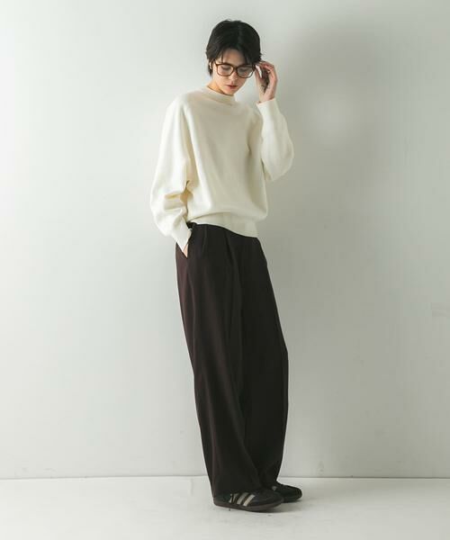 URBAN RESEARCH / アーバンリサーチ ニット・セーター | コットンカシミヤスウェットニット | 詳細5