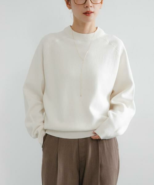 URBAN RESEARCH / アーバンリサーチ ニット・セーター | コットンカシミヤスウェットニット | 詳細6