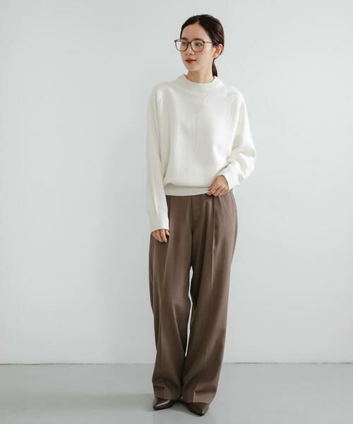 URBAN RESEARCH / アーバンリサーチ ニット・セーター | コットンカシミヤスウェットニット | 詳細7