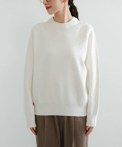URBAN RESEARCH / アーバンリサーチ ニット・セーター | コットンカシミヤスウェットニット | 詳細8