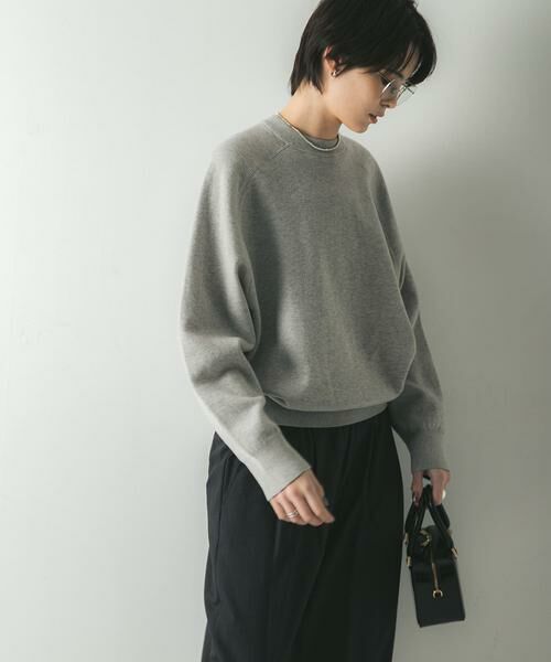 URBAN RESEARCH / アーバンリサーチ ニット・セーター | コットンカシミヤスウェットニット | 詳細22