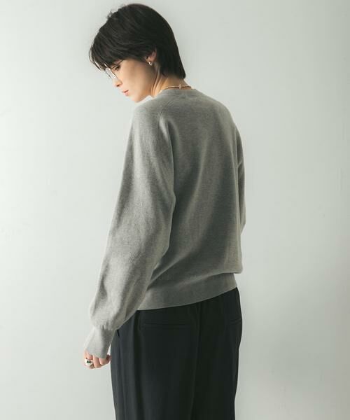 URBAN RESEARCH / アーバンリサーチ ニット・セーター | コットンカシミヤスウェットニット | 詳細24