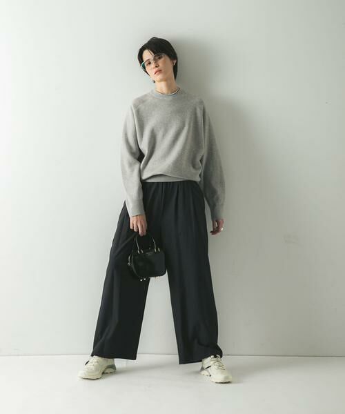 URBAN RESEARCH / アーバンリサーチ ニット・セーター | コットンカシミヤスウェットニット | 詳細25