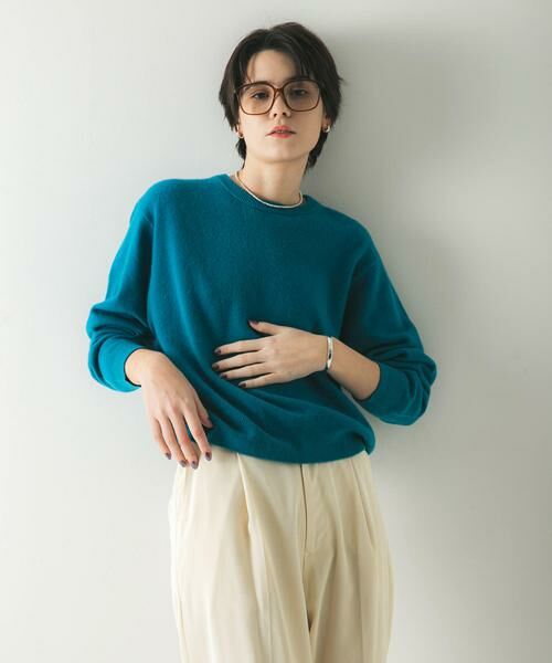 URBAN RESEARCH / アーバンリサーチ ニット・セーター | ウール100 クルーネックソフトニット | 詳細3