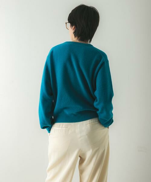 URBAN RESEARCH / アーバンリサーチ ニット・セーター | ウール100 クルーネックソフトニット | 詳細5