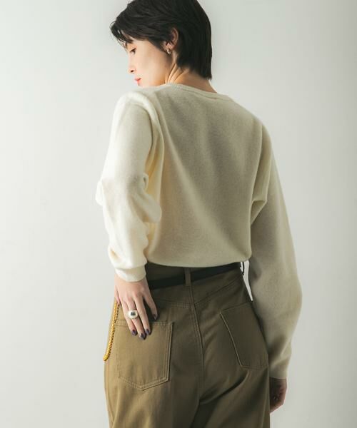 URBAN RESEARCH / アーバンリサーチ ニット・セーター | ウール100 クルーネックソフトニット | 詳細19