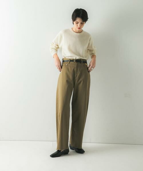 URBAN RESEARCH / アーバンリサーチ ニット・セーター | ウール100 クルーネックソフトニット | 詳細22