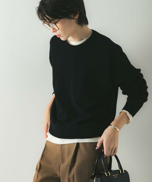 URBAN RESEARCH / アーバンリサーチ ニット・セーター | ウール100 クルーネックソフトニット | 詳細25