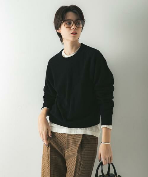 URBAN RESEARCH / アーバンリサーチ ニット・セーター | ウール100 クルーネックソフトニット | 詳細26