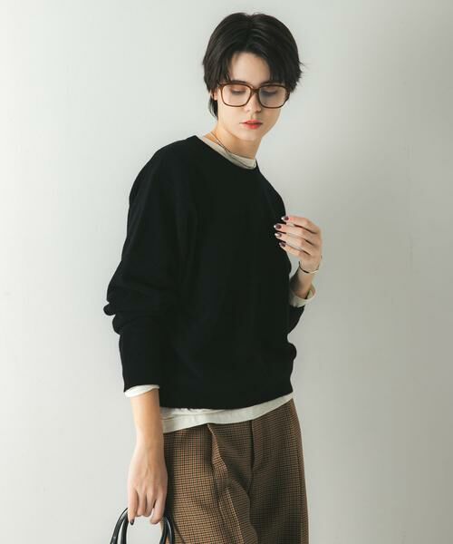 URBAN RESEARCH / アーバンリサーチ ニット・セーター | ウール100 クルーネックソフトニット | 詳細28