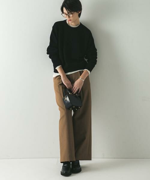 URBAN RESEARCH / アーバンリサーチ ニット・セーター | ウール100 クルーネックソフトニット | 詳細30