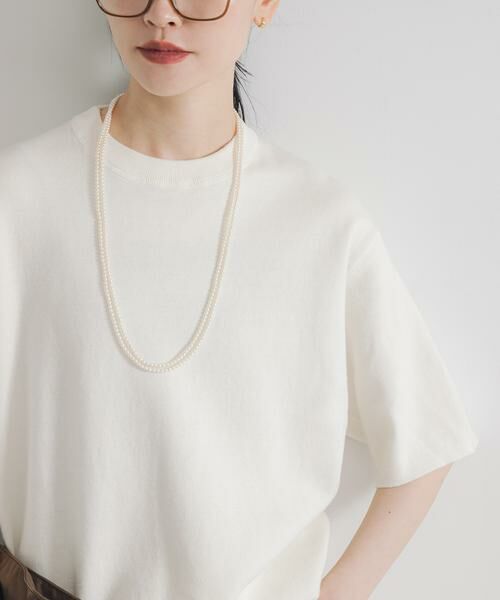 URBAN RESEARCH / アーバンリサーチ ニット・セーター | コットンカシミヤハーフスリーブニット | 詳細6