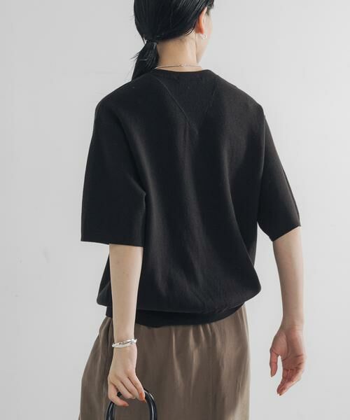 URBAN RESEARCH / アーバンリサーチ ニット・セーター | コットンカシミヤハーフスリーブニット | 詳細10