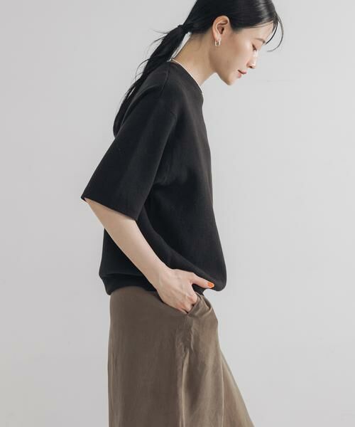 URBAN RESEARCH / アーバンリサーチ ニット・セーター | コットンカシミヤハーフスリーブニット | 詳細11