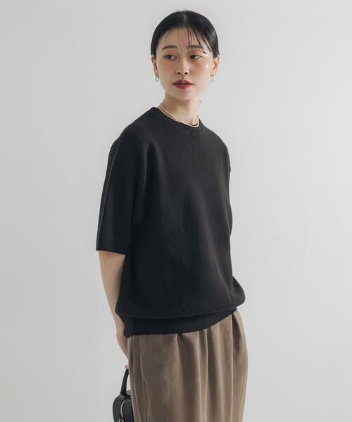 URBAN RESEARCH / アーバンリサーチ ニット・セーター | コットンカシミヤハーフスリーブニット | 詳細12