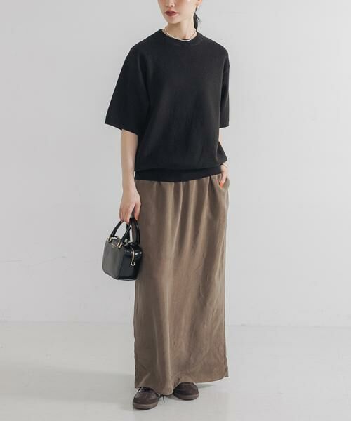 URBAN RESEARCH / アーバンリサーチ ニット・セーター | コットンカシミヤハーフスリーブニット | 詳細14