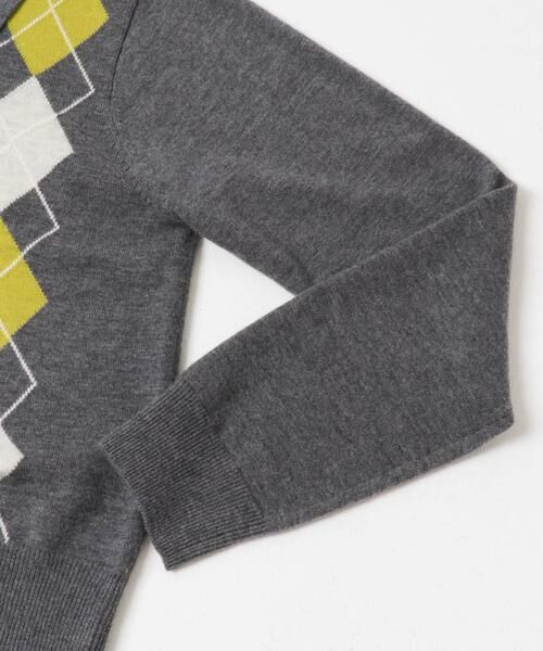 URBAN RESEARCH / アーバンリサーチ ニット・セーター | アーガイルシャツカラーカーディガン | 詳細10