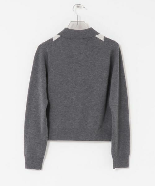 URBAN RESEARCH / アーバンリサーチ ニット・セーター | アーガイルシャツカラーカーディガン | 詳細11