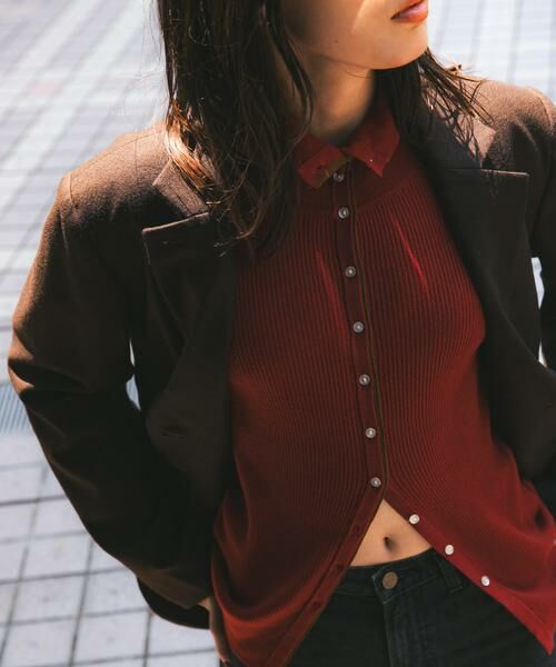 URBAN RESEARCH / アーバンリサーチ ニット・セーター | 『UR TECH』2WAYリブニット | 詳細1