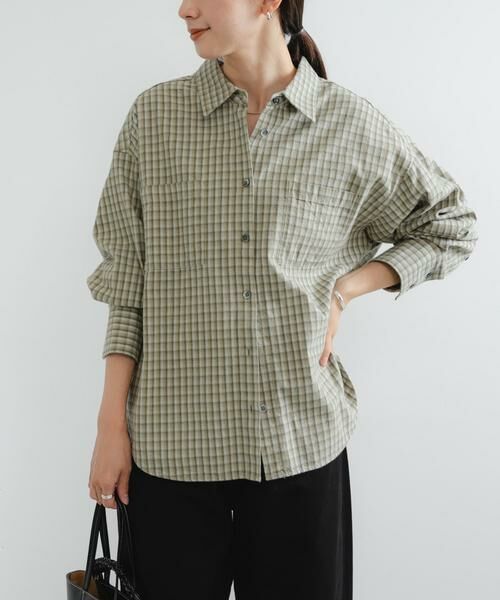 URBAN RESEARCH / アーバンリサーチ シャツ・ブラウス | ネルチェックコットンシャツ | 詳細1