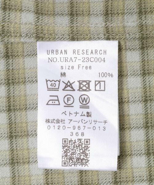 URBAN RESEARCH / アーバンリサーチ シャツ・ブラウス | ネルチェックコットンシャツ | 詳細12